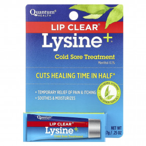 Quantum Health, Lip Clear® Lysine + ®, средство от герпеса, 7 г (0,25 унции) в Москве - eco-herb.ru | фото
