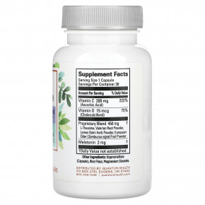 Quantum Health, Sleep + Immune, мелатонин, 30 капсул в Москве - eco-herb.ru | изображение Quantum Health, Sleep + Immune, мелатонин, 30 капсул в Москве - eco-herb.ru | фото