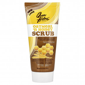 Queen Helene, скраб с овсянкой и медом, для нормальной и сухой кожи, 170 г (6 унций) - описание | фото