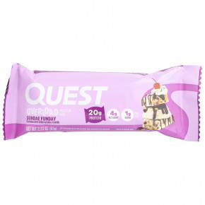 Quest Nutrition, Overload Protein Bar, Sundae Funday, 12 батончиков (63 г (2,22 унции)) в Москве - eco-herb.ru | фото