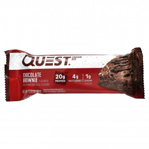 Quest Nutrition, Protein Bar, шоколадный брауни, 12 батончиков, 60 г (2,12 унции) в Москве - eco-herb.ru | фото