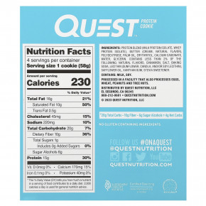 Quest Nutrition, Protein Cookie, Snickerdoodle, 4 печенья, 58 г (2,04 унции) в Москве - eco-herb.ru | фото