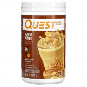 Quest Nutrition, Протеиновый порошок, арахисовая паста, 726 г (1,6 фунта) - описание