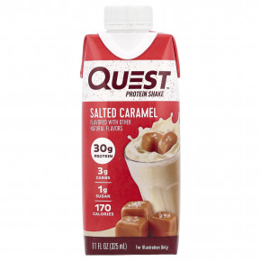 Quest Nutrition, Protein Shake, соленая карамель, 4 коктейля, 325 мл (11 жидк. унц.) в Москве - eco-herb.ru | фото