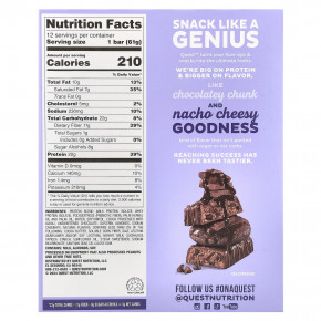 Quest Nutrition, Протеиновый батончик Overload, Chocolate Explosion, 12 батончиков, 61 г (2,15 унции) в Москве - eco-herb.ru | изображение Quest Nutrition, Протеиновый батончик Overload, Chocolate Explosion, 12 батончиков, 61 г (2,15 унции) в Москве - eco-herb.ru | фото