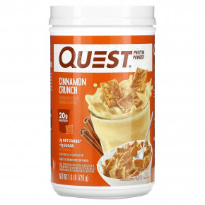 Quest Nutrition, Протеиновый порошок, хрустящая корица, 726 г (1,6 фунта) - описание