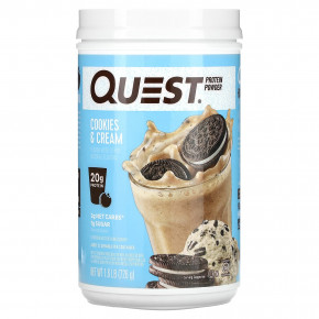 Quest Nutrition, Протеиновый порошок, печенье и сливки, 726 г (1,6 фунта) - описание