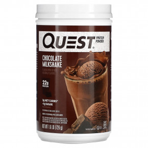 Quest Nutrition, Протеиновый порошок, шоколадный молочный коктейль, 726 г (1,6 фунта) - описание