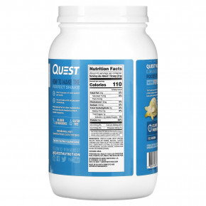 Quest Nutrition, Протеиновый порошок, ванильный молочный коктейль, 1,36 кг (3 фунта) в Москве - eco-herb.ru | фото