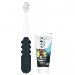 RADIUS, Органический набор для ухода за полостью рта для собак, стартовый набор для домашних животных, для всех возрастов, сладкий картофель с корицей, набор из 3 предметов в Москве - eco-herb.ru | фото