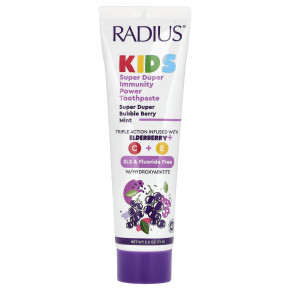 RADIUS, Super Duper Immuni-Power Toothpaste, Super Duper Bubble Berry Mint, 71 г (2,5 унции) в Москве - eco-herb.ru | фото