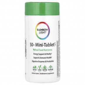 Rainbow Light, 50+ Mini Tablet ™ +, 90 мини-таблеток - описание