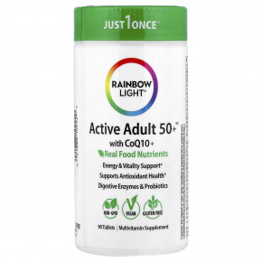 Rainbow Light, Active Adult 50+™, с коэнзимом Q10+, 90 таблеток в Москве - eco-herb.ru | изображение Rainbow Light, Active Adult 50+™, с коэнзимом Q10+, 90 таблеток в Москве - eco-herb.ru | фото