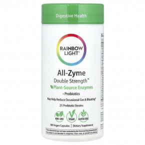 Rainbow Light, All-Zyme™, 180 веганских капсул - подробнее Rainbow Light, All-Zyme™, 180 веганских капсул - описание