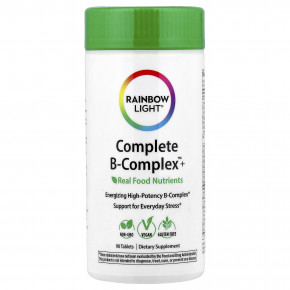 Rainbow Light, Complete B-Complex+™, 90 таблеток - описание | фото