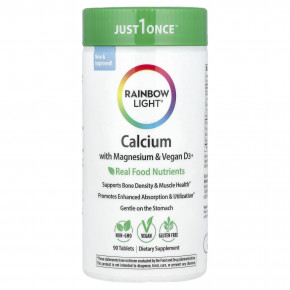 Rainbow Light, Кальций с магнием и витамином D3 +, 90 таблеток в Москве - eco-herb.ru | изображение Rainbow Light, Кальций с магнием и витамином D3 +, 90 таблеток в Москве - eco-herb.ru | фото