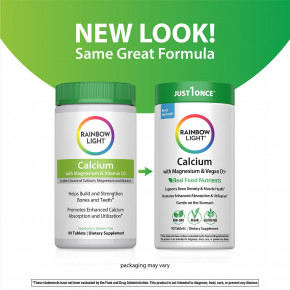 Rainbow Light, Кальций с магнием и витамином D3 +, 90 таблеток в Москве - eco-herb.ru | изображение Rainbow Light, Кальций с магнием и витамином D3 +, 90 таблеток в Москве - eco-herb.ru | фото