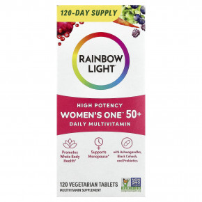 Rainbow Light, Women's One™, мультивитамины для ежедневного приема старше 50 лет, высокая эффективность, 120 вегетарианских таблеток в Москве - eco-herb.ru | изображение Rainbow Light, Women's One™, мультивитамины для ежедневного приема старше 50 лет, высокая эффективность, 120 вегетарианских таблеток в Москве - eco-herb.ru | фото