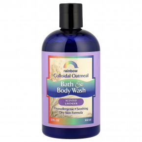 Rainbow Research, Коллоидная овсянка для ванн и геля для душа, лаванда, 360 мл (12 жидк. Унций) в Москве - eco-herb.ru | фото