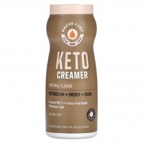 RAPIDFIRE, Keto Creamer, Original, без кофеина, 240 г (8,5 унции) в Москве - eco-herb.ru | фото