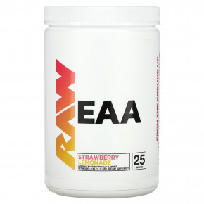 Raw Nutrition, EAA, клубничный лимонад, 315 г (11,11 унции) - описание