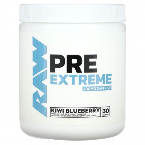 Raw Nutrition, Pre Extreme, киви и голубика, 390 г (13,75 унции) - описание