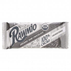 Rawmio, Essential Bar, органический необработанный шоколад, 100% какао, несладкий, 30 г (1,1 унции) - описание