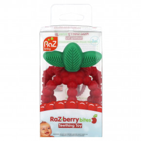 RaZbaby, Raz-Berry Bites, игрушка для прорезывания зубов, от 3 месяцев, 1 игрушка - описание | фото