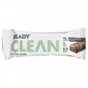 Ready, Clean Protein Bar, темный шоколад с морской солью, 12 батончиков, 56 г (1,98 унции) в Москве - eco-herb.ru | фото