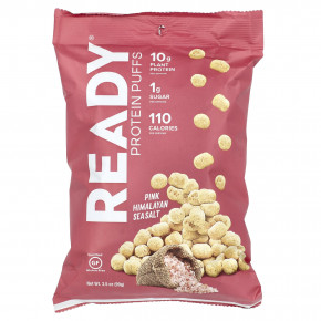 Ready, Protein Puffs, розовая гималайская морская соль, 99 г (3,5 унции) (Товар снят с продажи) в Москве - eco-herb.ru | фото