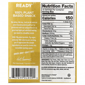 Ready, Protein Puffs, сахар с корицей, 6 пакетиков по 90 г (3,17 унции) в Москве - eco-herb.ru | изображение Ready, Protein Puffs, сахар с корицей, 6 пакетиков по 90 г (3,17 унции) в Москве - eco-herb.ru | фото