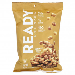 Ready, Protein Puffs, сахар с корицей, 99 г (3,5 унции) - описание