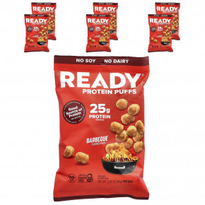 Ready, Протеиновые шарики, барбекю, 6 пакетиков по 80 г (2,82 унции) - подробнее Ready, Протеиновые шарики, барбекю, 6 пакетиков по 80 г (2,82 унции) - описание