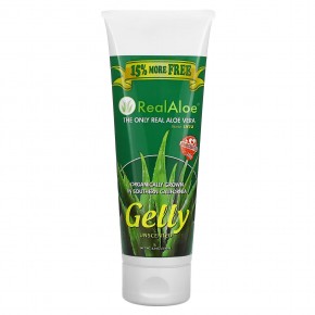 Real Aloe Inc., Aloe Vera Gelly, Unscented, 6.8 oz (230 ml) в Москве - eco-herb.ru | фото