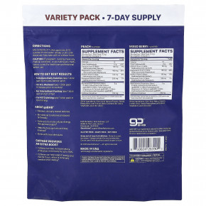 Real Ketones, Shift, заряженный кофеином, набор разных вкусов, ягодное ассорти, персик, 7 пакетиков по 7,3 г (0,26 унции) в Москве - eco-herb.ru | изображение Real Ketones, Shift, заряженный кофеином, набор разных вкусов, ягодное ассорти, персик, 7 пакетиков по 7,3 г (0,26 унции) в Москве - eco-herb.ru | фото