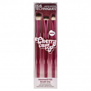 Real Techniques, Cherry On Top, MesmerEyes Brush Trio, набор из 3 предметов в Москве - eco-herb.ru | фото