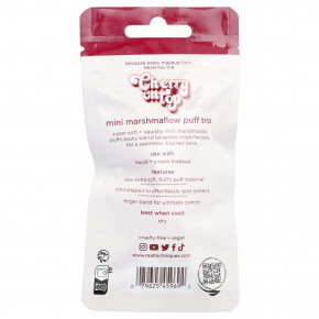 Real Techniques, Cherry On Top, мини-зефир, трио, 3 шт. в Москве - eco-herb.ru | фото