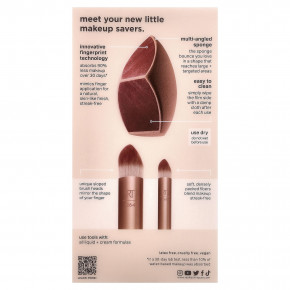 Real Techniques, Makeupsaver, спонж и кисть для макияжа, набор из 3 предметов в Москве - eco-herb.ru | изображение Real Techniques, Makeupsaver, спонж и кисть для макияжа, набор из 3 предметов в Москве - eco-herb.ru | фото