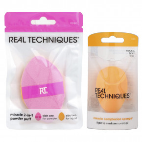 Real Techniques, Miracle 2-в-1 пудра и спонж для лица Miracle Complexion Sponge®, набор из 2 предметов в Москве - eco-herb.ru | изображение Real Techniques, Miracle 2-в-1 пудра и спонж для лица Miracle Complexion Sponge®, набор из 2 предметов в Москве - eco-herb.ru | фото
