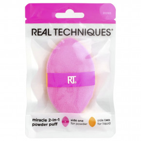 Real Techniques, Miracle 2-в-1 пуховка, 1 спонж в Москве - eco-herb.ru | фото