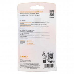 Real Techniques, Miracle Complexion Sponge®, 6 спонжей в Москве - eco-herb.ru | фото