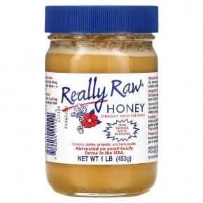 Really Raw Honey, Мед, 453 г (1 фунт) - описание