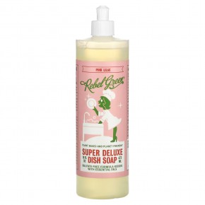 Rebel Green, Super Deluxe Dish Soap, розово-лиловое, 473 мл (16 жидк. Унций) - описание