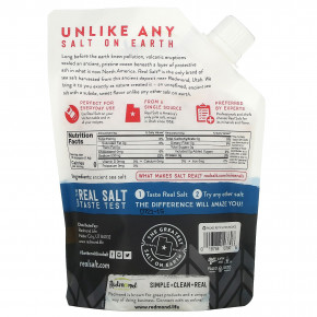Redmond, Real Salt, древняя грубая морская соль, соль для измельчения, 454 г (16 унций) в Москве - eco-herb.ru | фото
