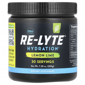 Redmond Trading Company, Re-Lyte® Hydration, лимон и лайм, 204 г (7,20 унции) - описание