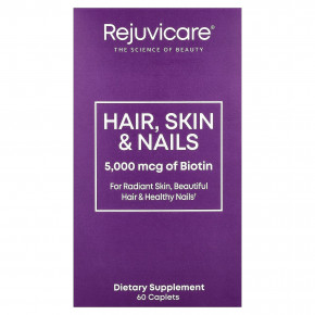 Rejuvicare, волосы, кожа и ногти, 60 капсул - описание | фото