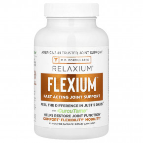 Relaxium, Flexium® с CurcuTame ™, 60 капсул без наркотиков - описание | фото