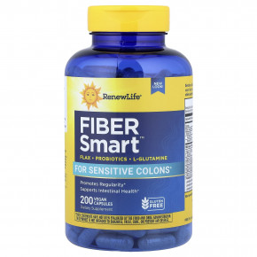 Renew Life, Fiber Smart™, 200 веганских капсул - подробнее Renew Life, Fiber Smart™, 200 веганских капсул - описание
