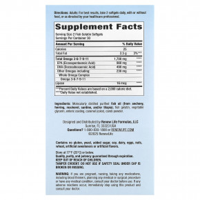Renew Life, Norwegian Gold®, Critical Omega™, рыбий жир высшего качества, 60 капсул из рыбьего желатина в Москве - eco-herb.ru | изображение Renew Life, Norwegian Gold®, Critical Omega™, рыбий жир высшего качества, 60 капсул из рыбьего желатина в Москве - eco-herb.ru | фото