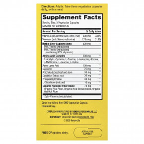 Renew Life, Поддержка печени, 90 вегетарианских капсул в Москве - eco-herb.ru | фото